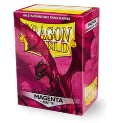Dragon Shield: Standard 100ct Sleeves - Magenta (Matte) | Gamers Paradise