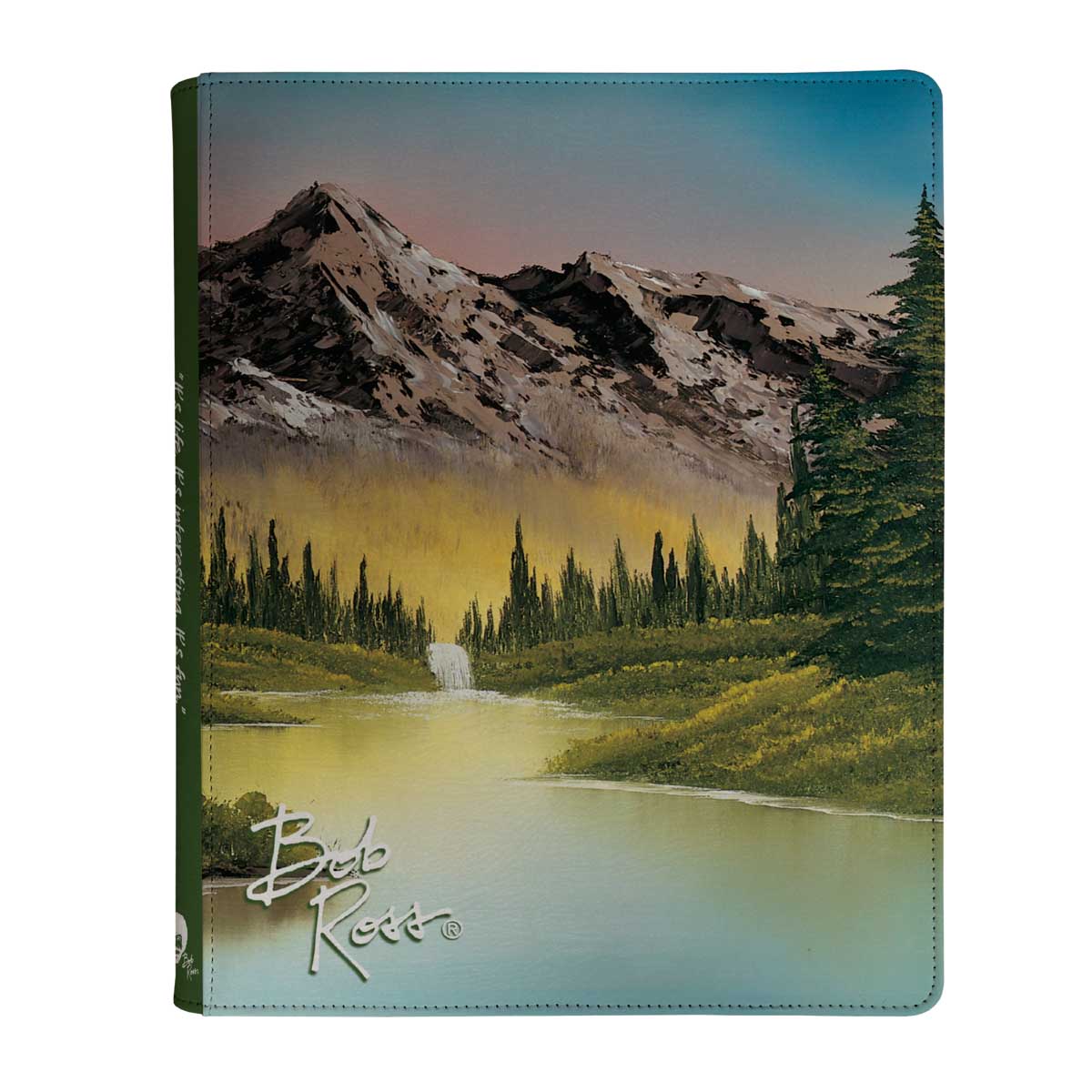 Ultra PRO: 9-Pocket Zippered PRO-Binder - Bob Ross (Mountain Retreat) | Gamers Paradise