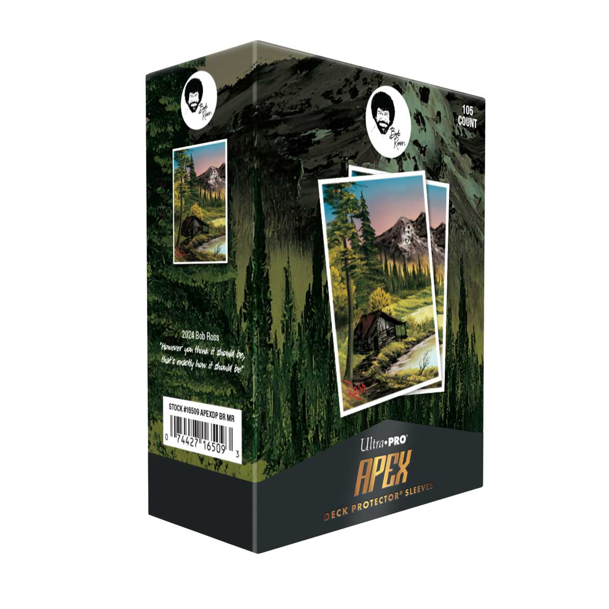 Ultra PRO: Standard 105ct Sleeves (APEX) - Bob Ross (Mountain Retreat) | Gamers Paradise