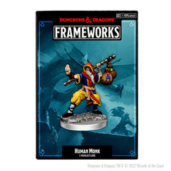 D&D FRAMEWORKS: HUMAN MONK MALE - UNPAINTED AND UNASSEMBLED | Gamers Paradise