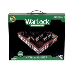 WARLOCK TILES: EXPANSION - TOWN & VILLAGE II - FULL HEIGHT PLASTER WALLS | Gamers Paradise