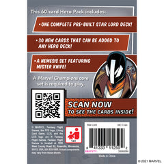 MARVEL CHAMPIONS: THE CARD GAME - STAR-LORD HERO PACK | Gamers Paradise