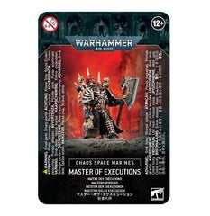 Warhammer 40k - Chaos Space Marines - Master of Excecutions | Gamers Paradise