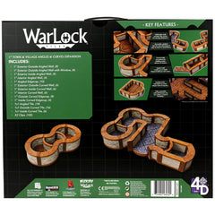 WARLOCK TILES: EXPANSION PACK - 1 IN. TOWN & VILLAGE ANGLES & CURVES | Gamers Paradise