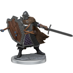 D&D FRAMEWORKS: HUMAN FIGHTER MALE - UNPAINTED AND UNASSEMBLED | Gamers Paradise