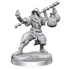 D&D FRAMEWORKS: HUMAN MONK MALE - UNPAINTED AND UNASSEMBLED | Gamers Paradise