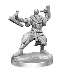 D&D FRAMEWORKS: HUMAN MONK MALE - UNPAINTED AND UNASSEMBLED | Gamers Paradise