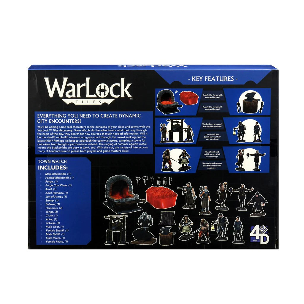 WARLOCK TILES: ACCESSORY - TOWN WATCH | Gamers Paradise