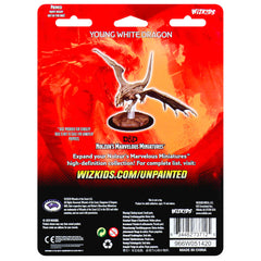 D&D NOLZUR'S MARVELOUS MINIATURES: YOUNG WHITE DRAGON | Gamers Paradise