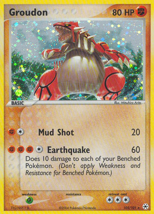 Groudon (102/101) [EX: Hidden Legends] – Gamers Paradise