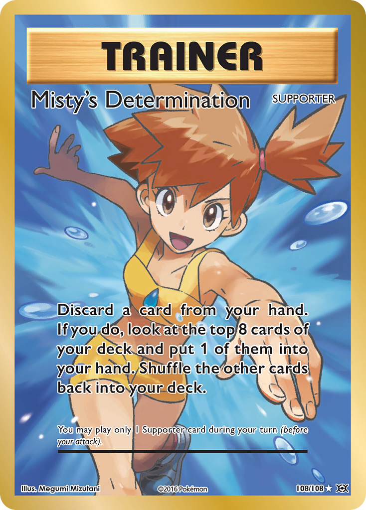 Misty's Determination (108/108) [XY: Evolutions] | Gamers Paradise