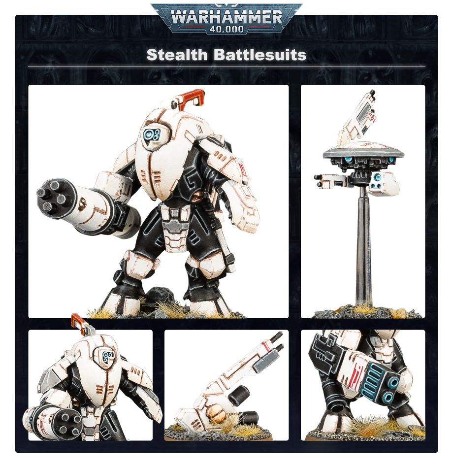 Warhammer: 40k - T'au Empire - Stealth Battlesuits | Gamers Paradise