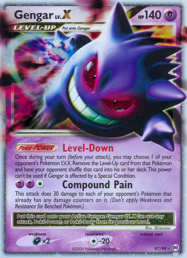 Gengar LV.X (97/99) [Platinum: Arceus] – Gamers Paradise