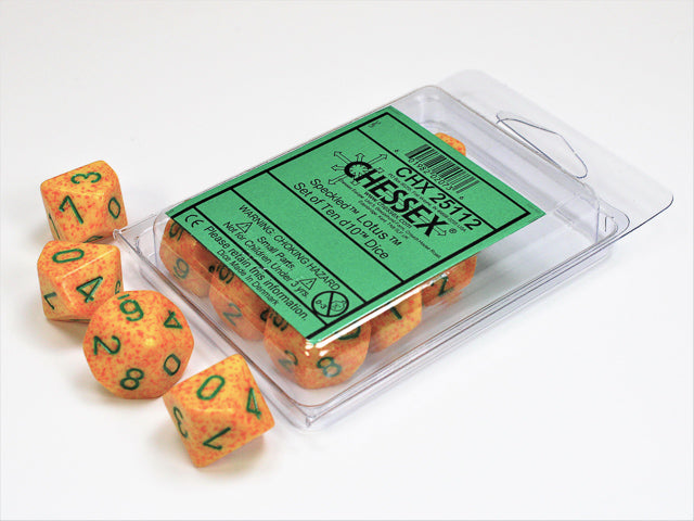 CHESSEX SPECKLED DICE: LOTUS SETS | Gamers Paradise