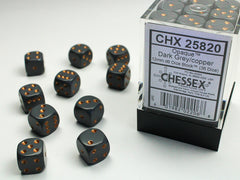 CHESSEX OPAQUE DICE: DARK GREY & BLACK | Gamers Paradise