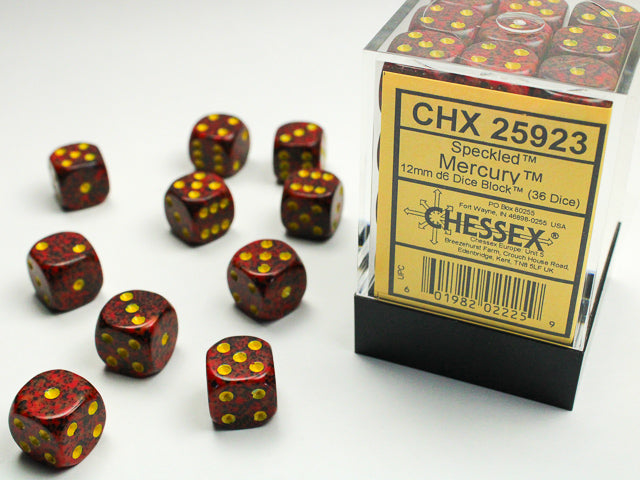 CHESSEX SPECKLED DICE: MURCURY | Gamers Paradise