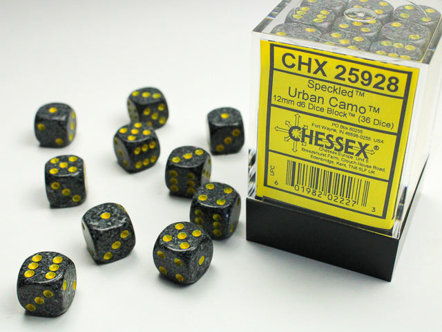 CHESSEX SPECKLED DICE: URBAN CAMO | Gamers Paradise