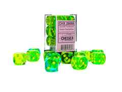 CHESSEX TRANSLUCENT DICE: GREEN-TEAL & YELLOW SETS | Gamers Paradise