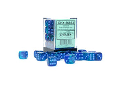 CHESSEX GEMINI DICE: BLUE-BLUE & LIGHT BLUE SETS | Gamers Paradise