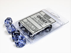 CHESSEX NEBULA DICE: BLACK & WHITE SETS | Gamers Paradise