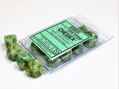 CHESSEX MARBLE DICE: MARBLE GREEN & DARK GREEN | Gamers Paradise