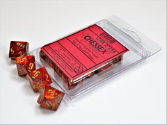 CHESSEX SCARAB DICE: SCARLET & GOLD SETS | Gamers Paradise