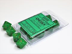 CHESSEX VORTEX DICE: GREEN & GOLD SETS | Gamers Paradise