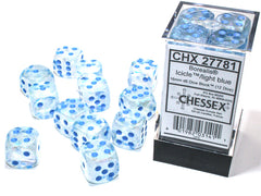 CHESSEX BOREALIS DICE: ICICLE & LIGHT BLUE SETS | Gamers Paradise