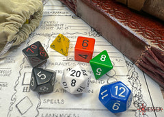 CHESSEX DICE: GM AND BEGINNER PLAYER POLYHEDRAL DICE SET NOSTALGIA OPAQUE | Gamers Paradise