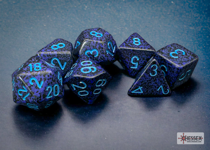CHESSEX SPECKLED DICE: COBALT SETS | Gamers Paradise