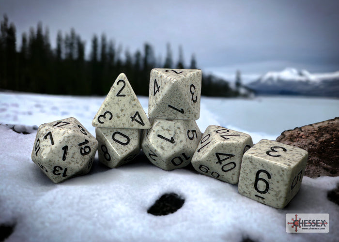 CHESSEX SPECKLED® DICE: ARTIC CAMO SETS | Gamers Paradise