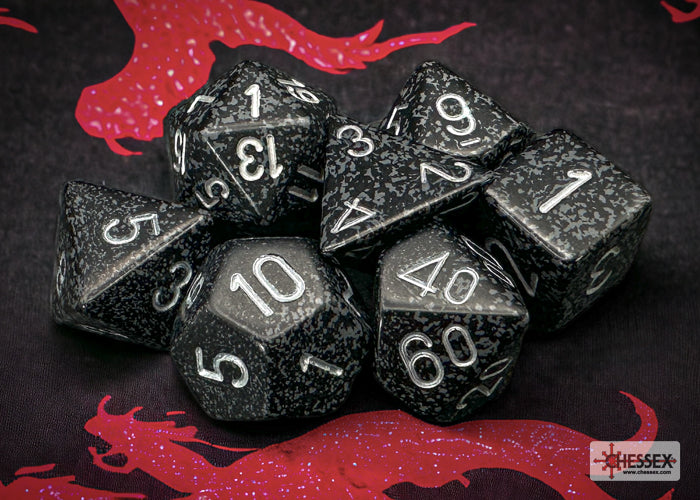 CHESSEX SPECKLED DICE: NINJA | Gamers Paradise
