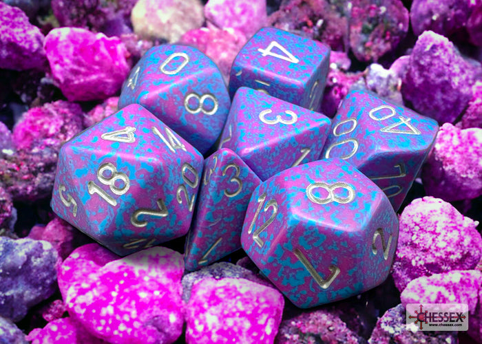 CHESSEX SPECKLED DICE: SILVER TETRA | Gamers Paradise