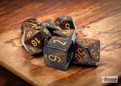 CHESSEX SCARAB DICE: BLUE BLOOD & GOLD SETS | Gamers Paradise