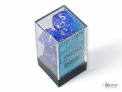 CHESSEX TRANSLUCENT DICE: BLUE & WHITE SETS | Gamers Paradise