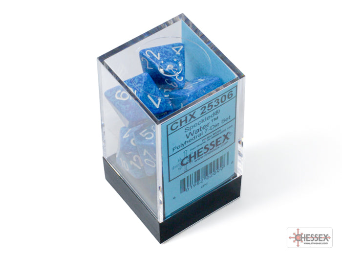 CHESSEX SPECKLED DICE: WATER | Gamers Paradise