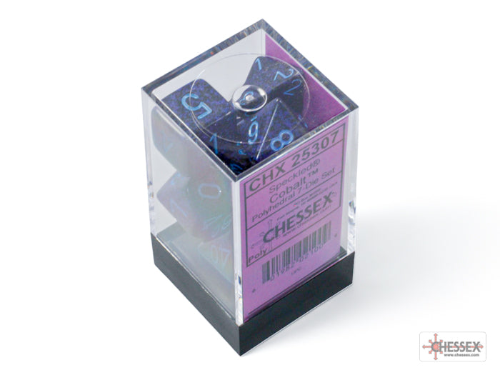 CHESSEX SPECKLED DICE: COBALT SETS | Gamers Paradise