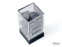 CHESSEX OPAQUE DICE: DARK GREY & COPPER | Gamers Paradise