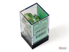 CHESSEX MARBLE DICE: MARBLE GREEN & DARK GREEN | Gamers Paradise
