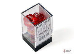 CHESSEX NEBULA DICE: RED & SILVER SETS | Gamers Paradise