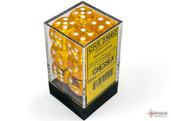 CHESSEX TRANSLUCENT DICE: YELLOW & WHITE SETS | Gamers Paradise