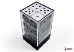 CHESSEX OPAQUE DICE: WHITE & BLACK | Gamers Paradise