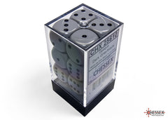 CHESSEX OPAQUE DICE: DARK GREY & BLACK | Gamers Paradise
