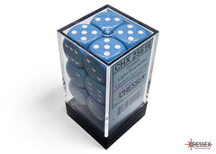 CHESSEX OPAQUE DICE: LIGHT BLUE & WHITE | Gamers Paradise