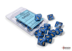 CHESSEX PHANTOM DICE: TEAL & GOLD SETS | Gamers Paradise