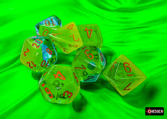 CHESSEX GEMINI DICE: GREEN-TEAL/ORANGE | Gamers Paradise