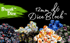 CHESSEX BRUSH DICE SETS | Gamers Paradise