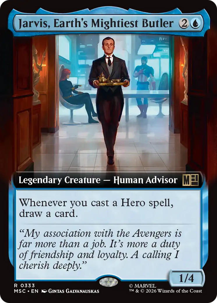 Jarvis, Earth's Mightiest Butler (Extended Art) [Marvel Super Heroes Commander] | Gamers Paradise