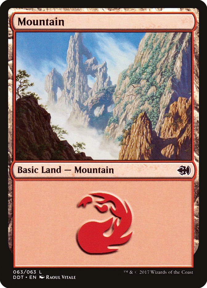 Mountain (63) [Duel Decks: Merfolk vs. Goblins] | Gamers Paradise