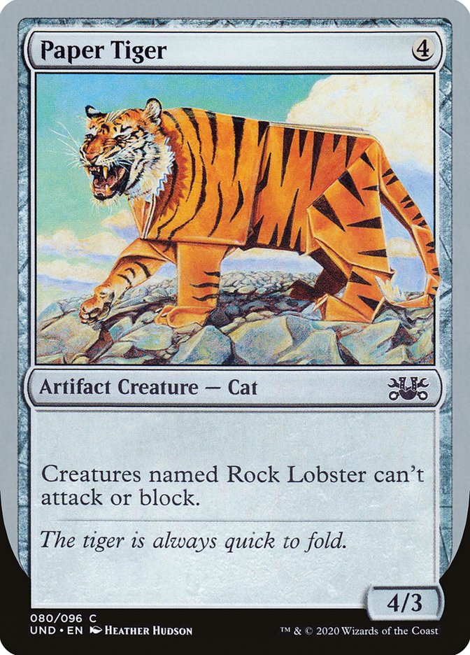 Paper Tiger [Unsanctioned] | Gamers Paradise